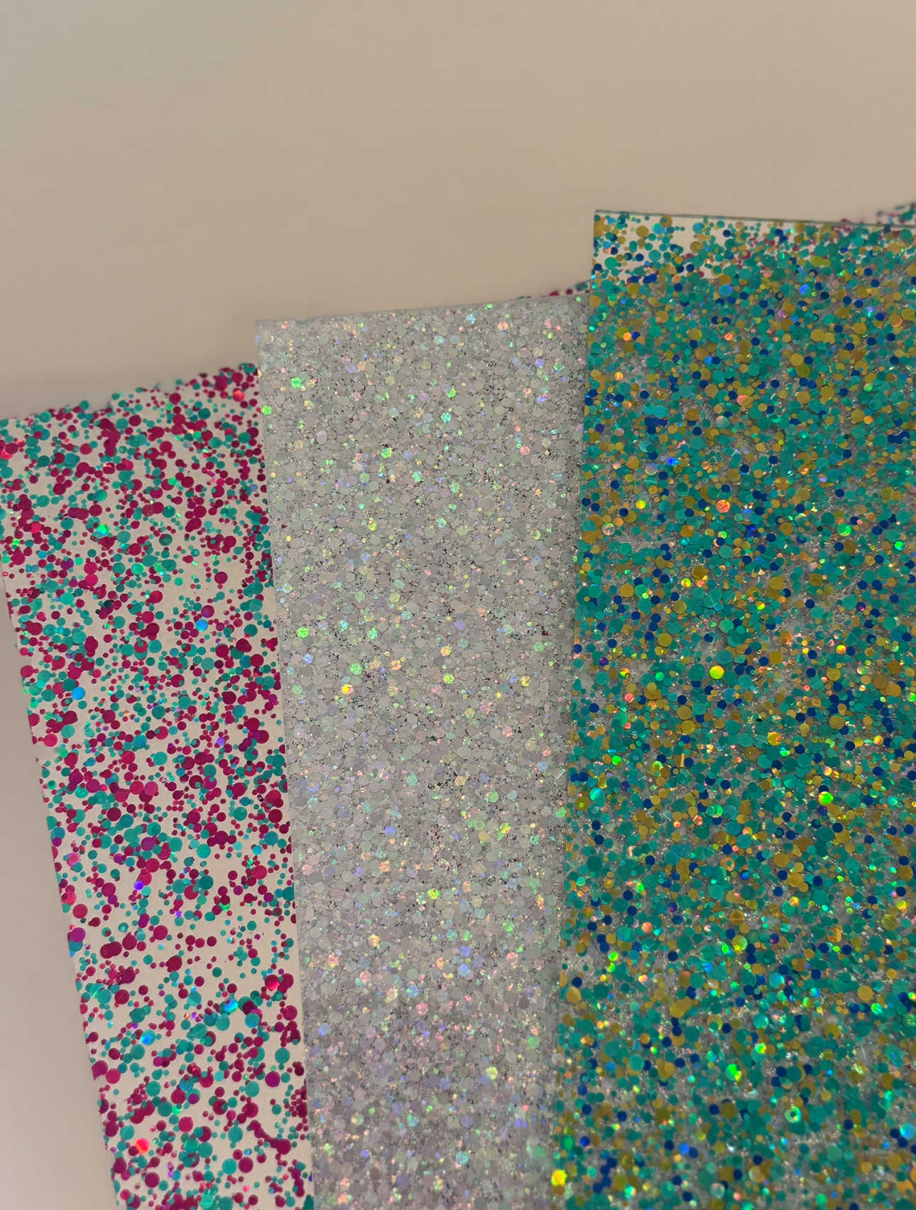 1/8" Blue Lagoon Dots Cast Acrylic