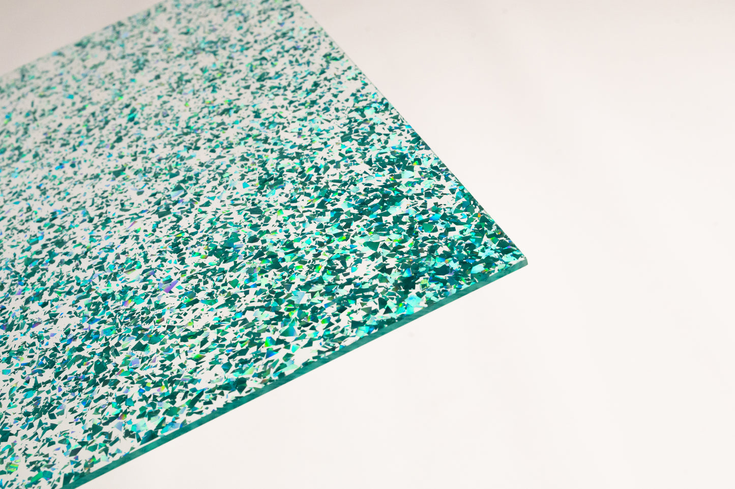 1/8" Aqua Lagoon Sparkle Cast Acrylic