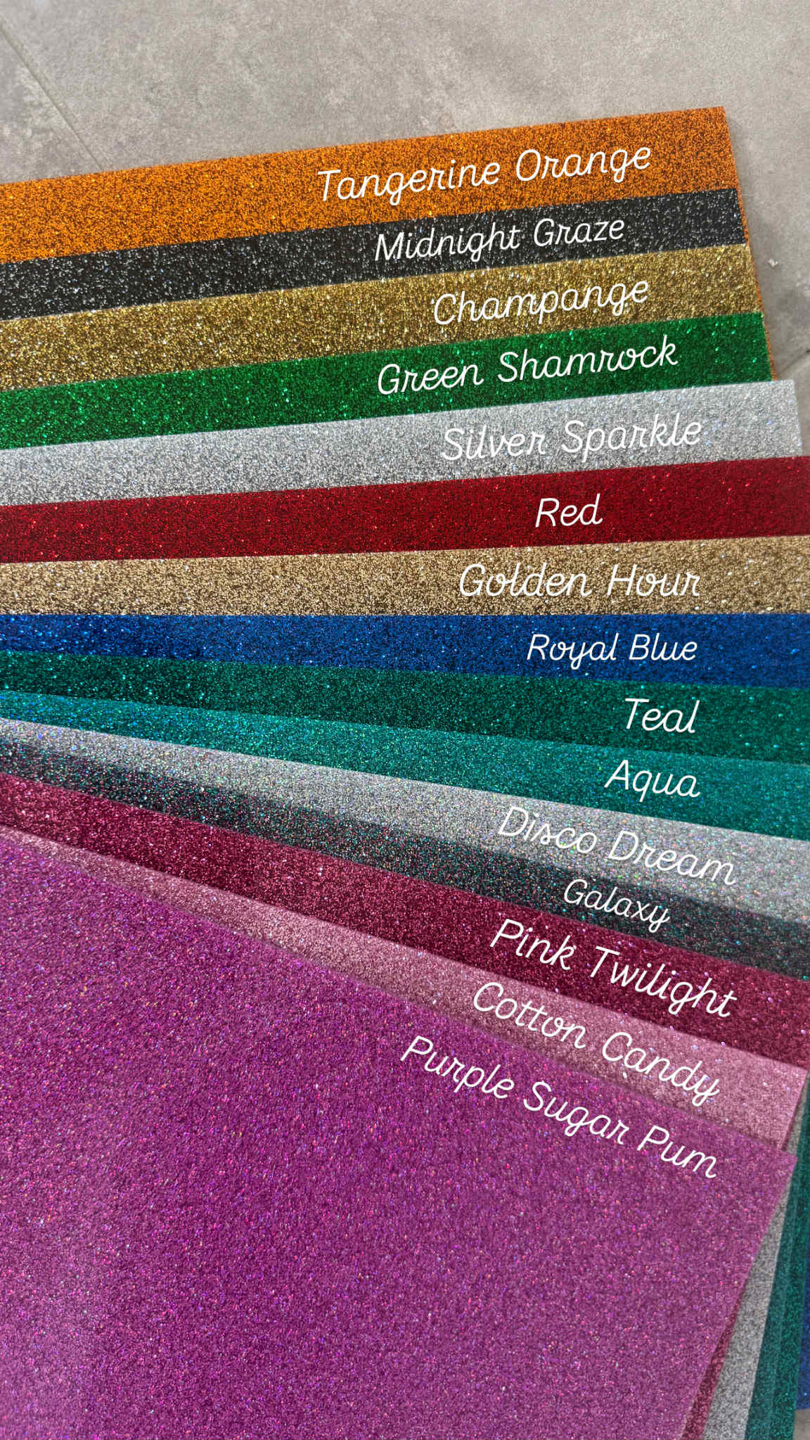 1/8" Purple Sugar Plum Glitter Cast Acrylic Sheet