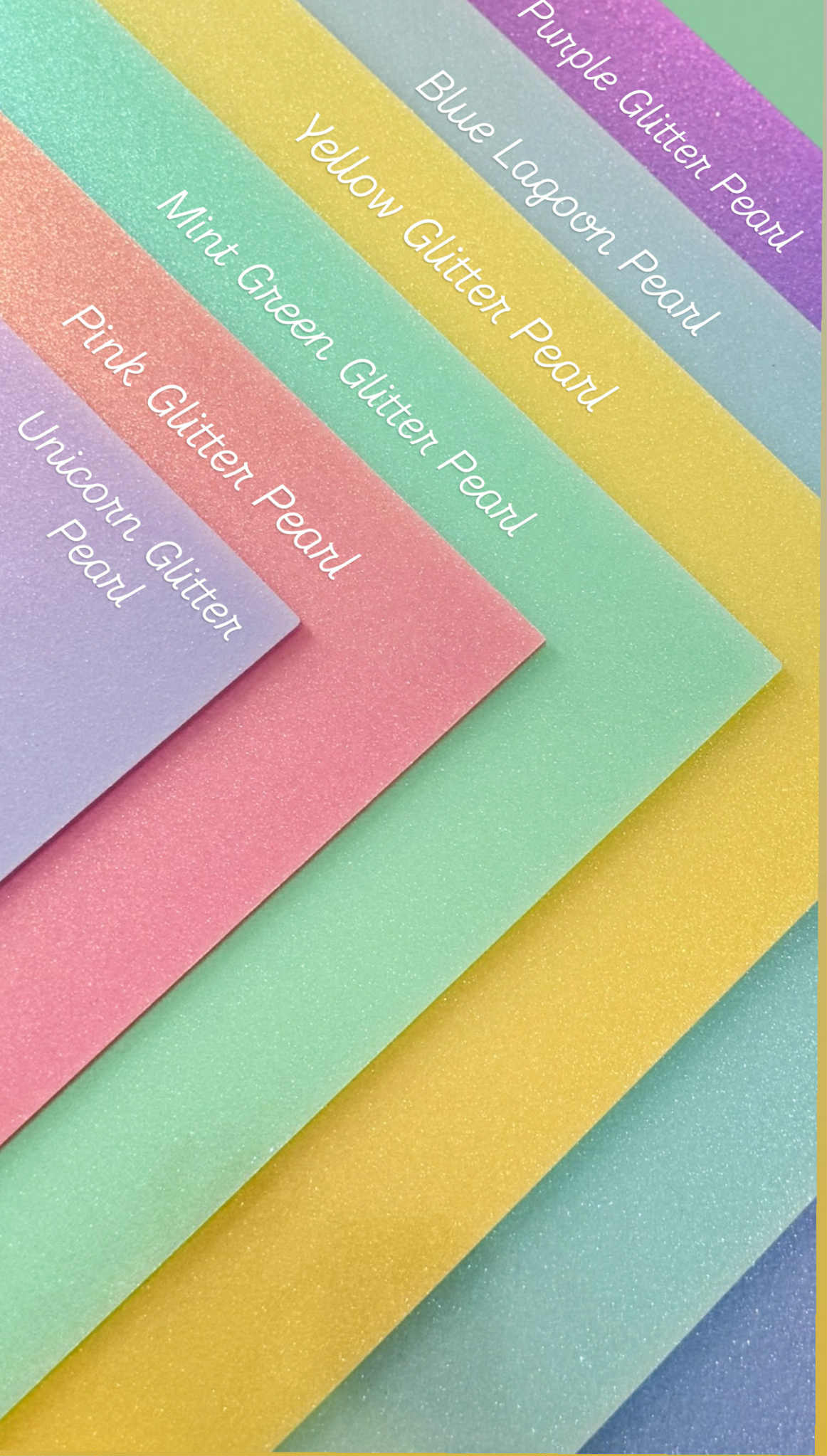 1/8" Opal Pearl Glitter Acrylic Sheet