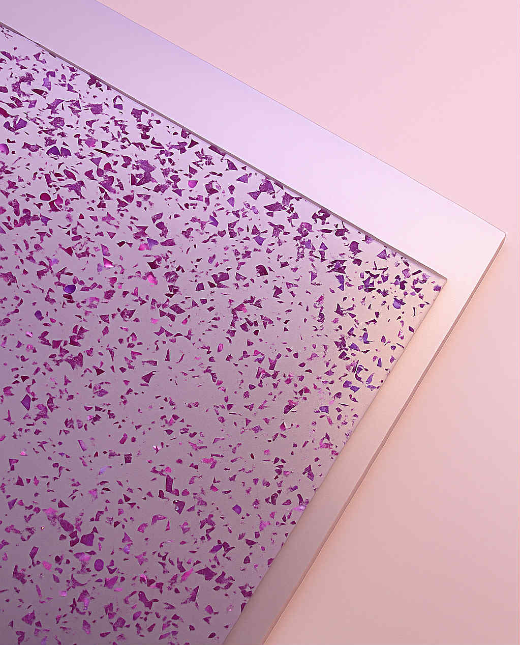 1/8" Purple Sparkle Cast Acrylic