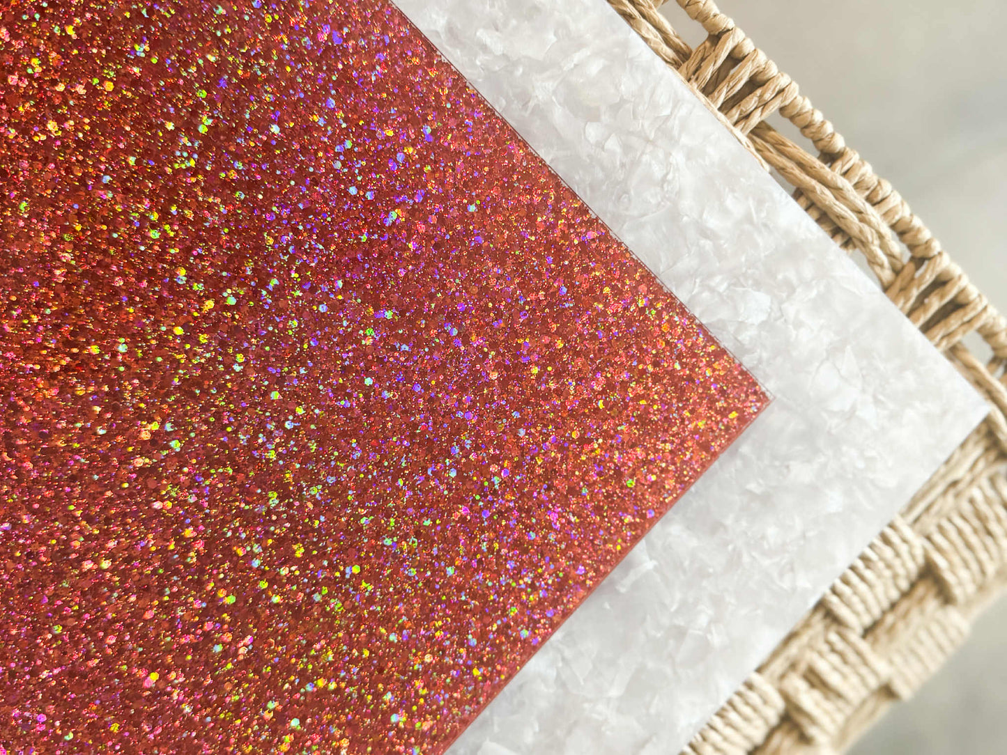 1/8" Tropical Confetti Cast Acrylic