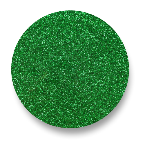 1/8"  Green Shamrock Glitter Cast Acrylic Sheet