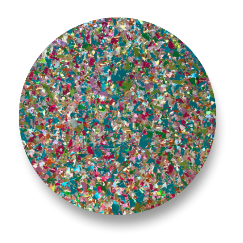 1/8" Birthday Confetti Cast Acrylic