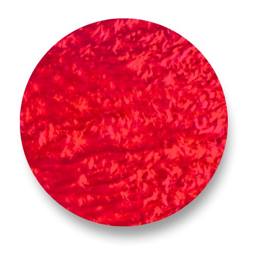 1/8" Red Waves Acrylic Sheet