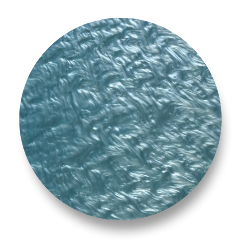 1/8" Salt Water Blue Wave Acrylic Sheet