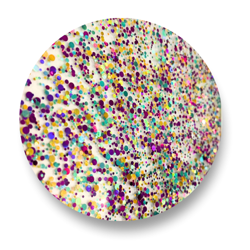 1/8" Birthday Dots Cast Acrylic