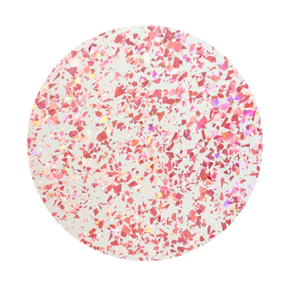 1/8" Princess Pink Sparkle Cast Acrylic