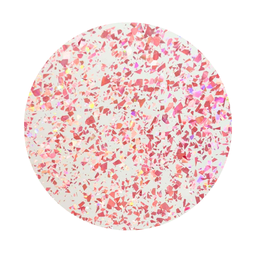 1/8" Princess Pink Sparkle Cast Acrylic