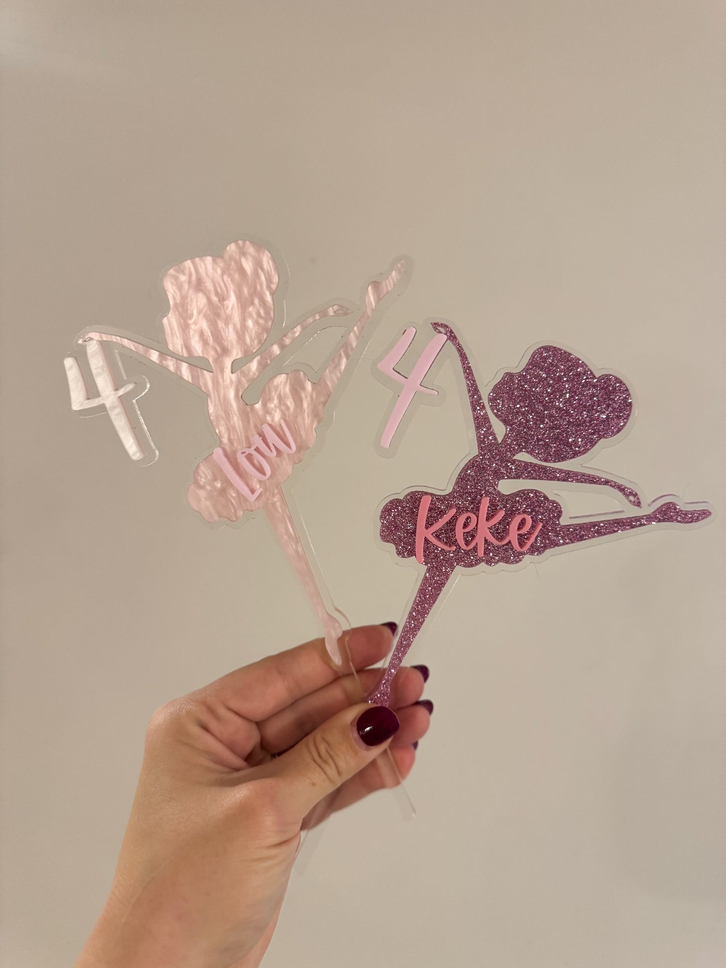 1/8" Cotton Candy Pink Glitter Cast Acrylic Sheet