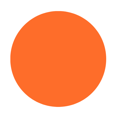 1/8" Orange Glossy Cast Acrylic