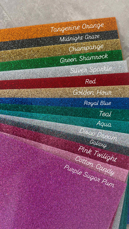 1/8" Cotton Candy Pink Glitter Cast Acrylic Sheet