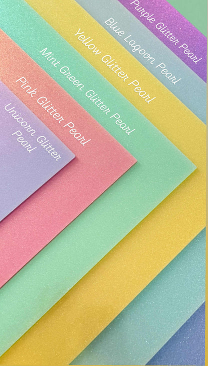 1/8" Opal Pearl Glitter Acrylic Sheet