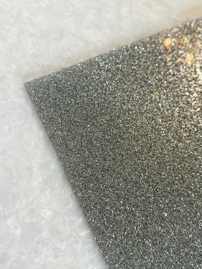 1/8" Silver Sparkle Glitter Cast Acrylic Sheet