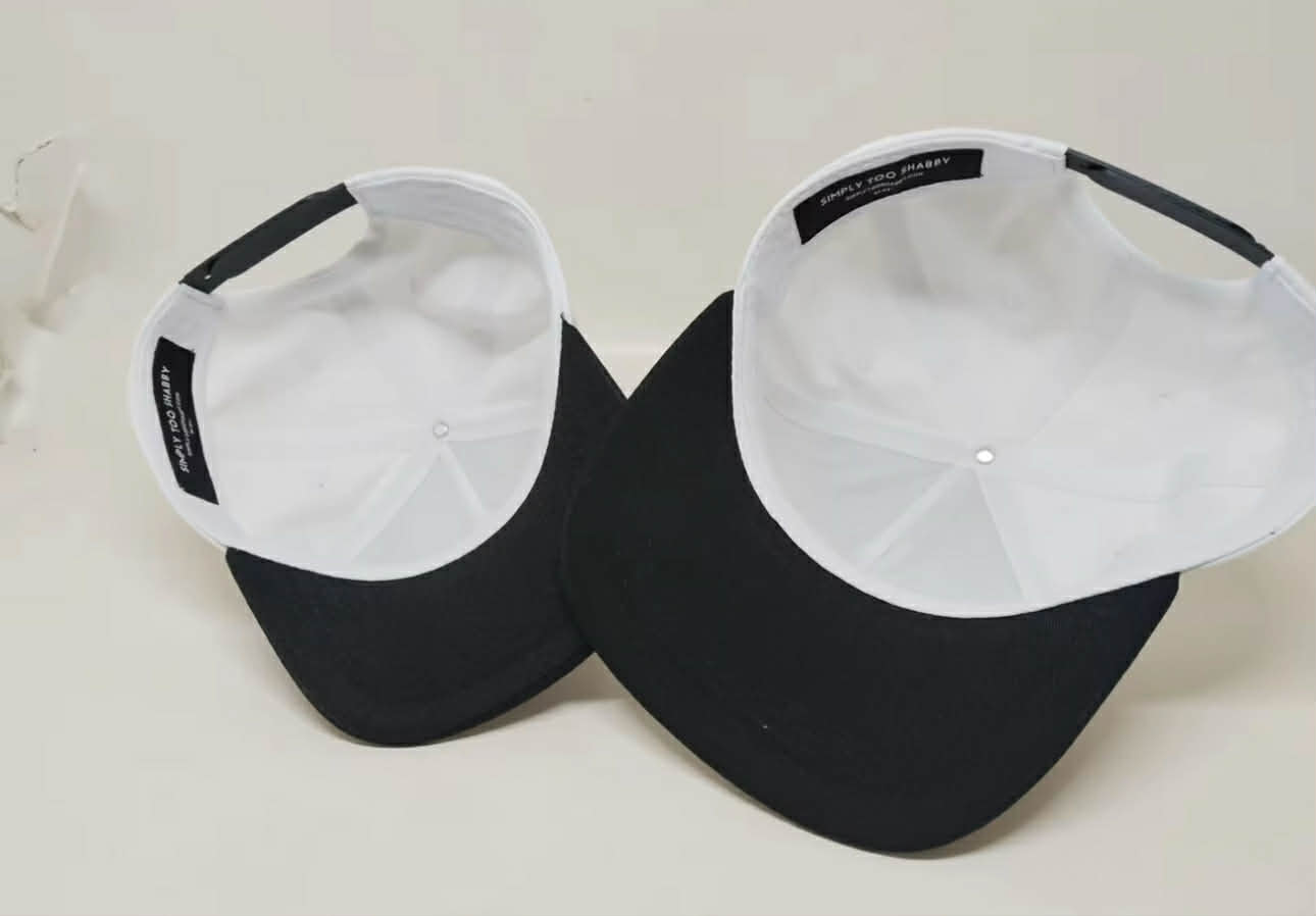 Children's White/Black Snapback
